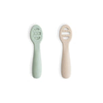 Mushie First Feeding Baby Spoons for Smooth Transition to Self Feeding - 