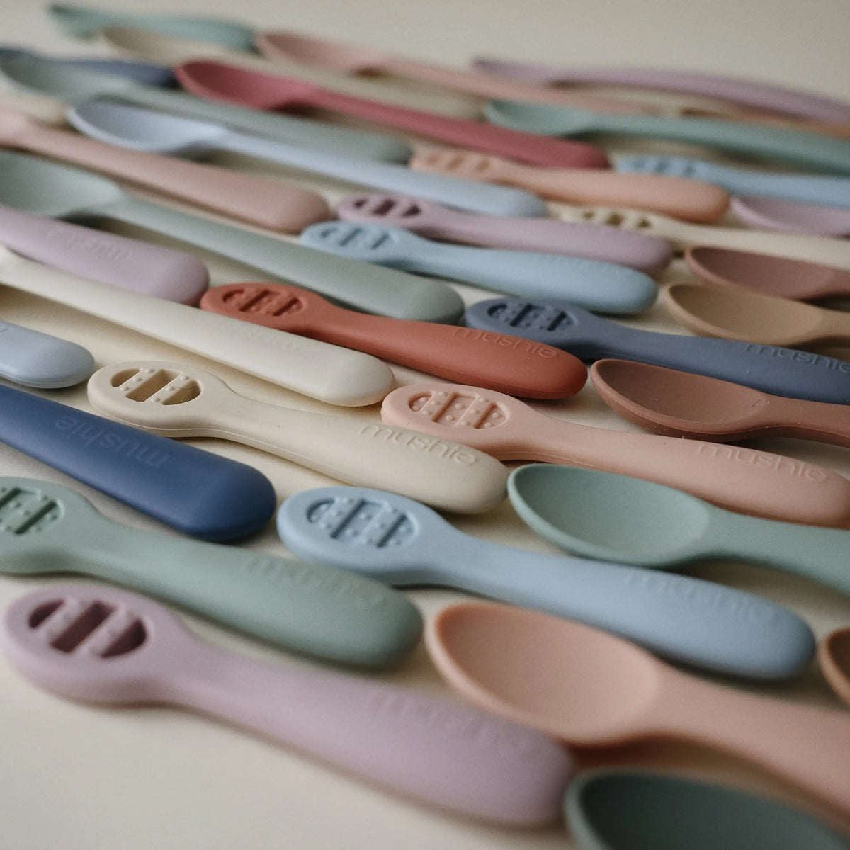Mushie First Feeding Baby Spoons - 
