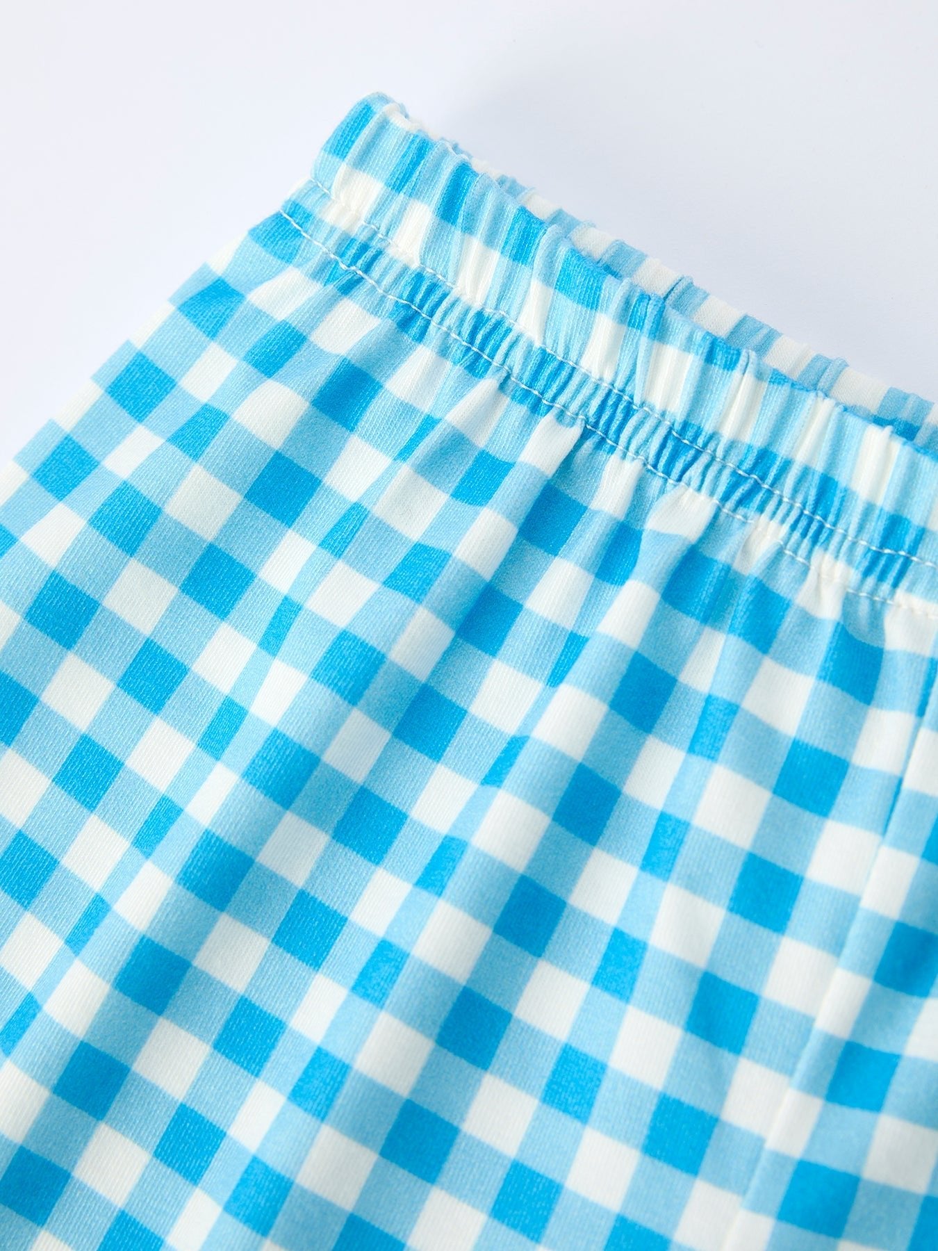 Rylee Faith Designs Fish Embroidery Smocking Plaid Boys'Set Everetts Place