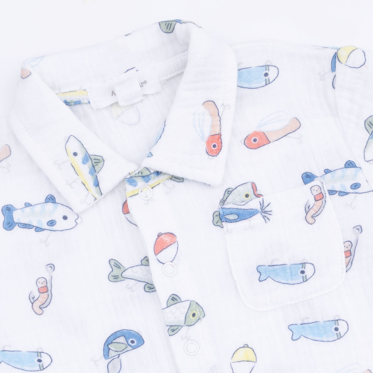 Angel Dear Fishing Lures - Polo Button Up with Casual Short & Bucket HatEveretts Place