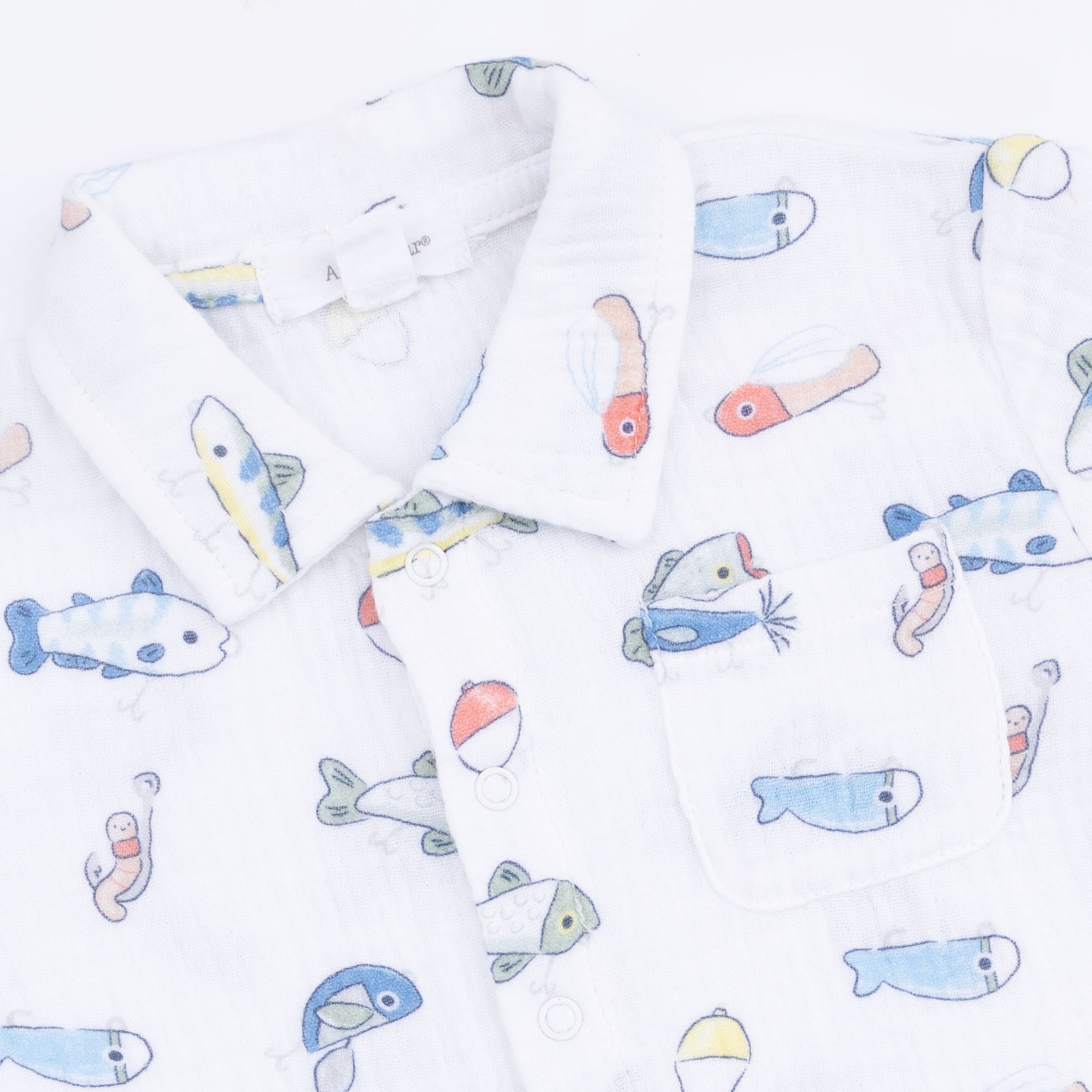 Angel Dear Fishing Lures - Polo Button Up with Casual Short & Bucket HatEveretts Place