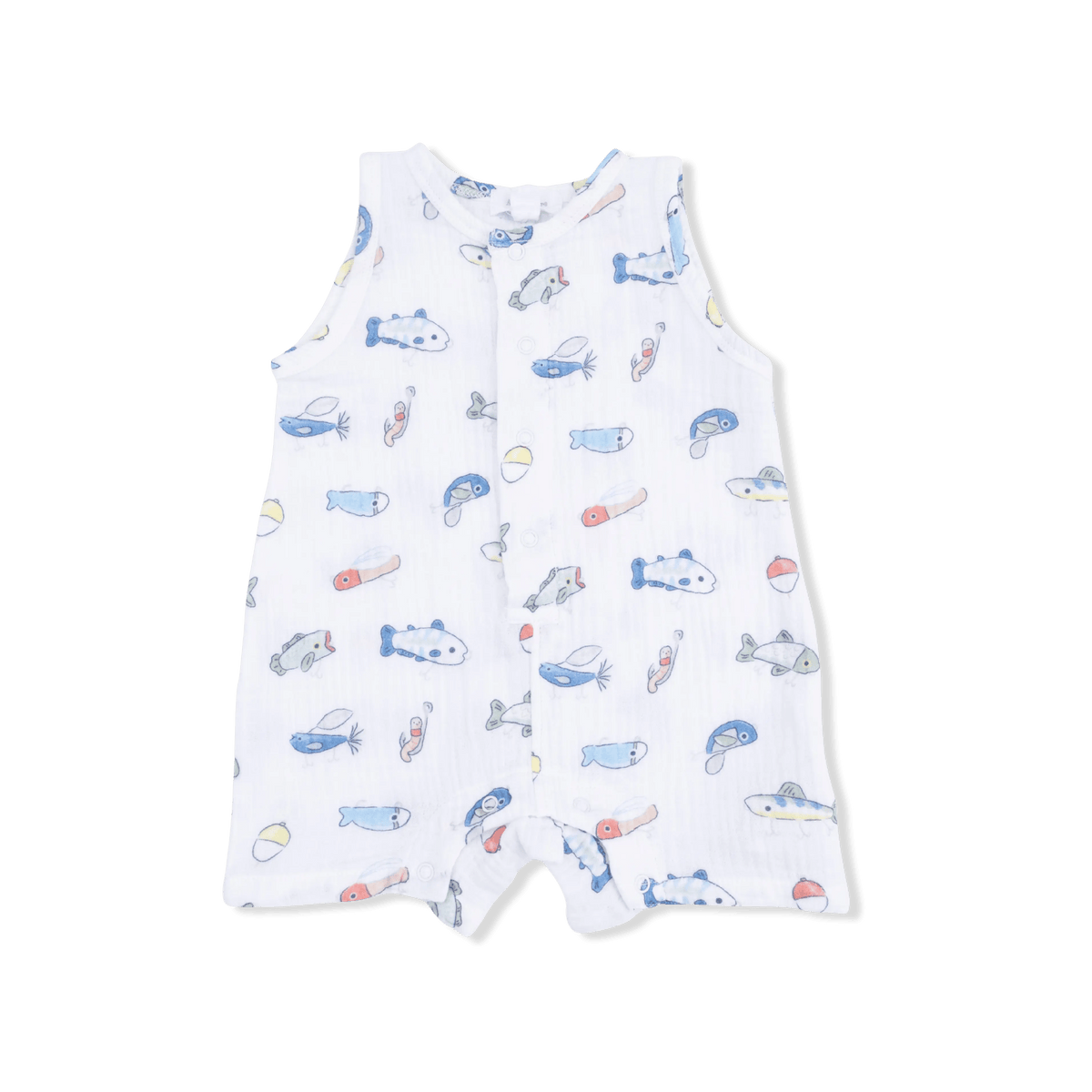 Angel Dear Fishing Lures - Sleeveless Shortie Romper - 