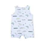 Angel Dear Fishing - Sleeveless Shortie Romper & Bucket Hat - 