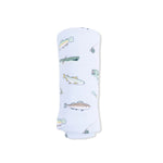 Angel Dear Fishing - Swaddle Blanket - 