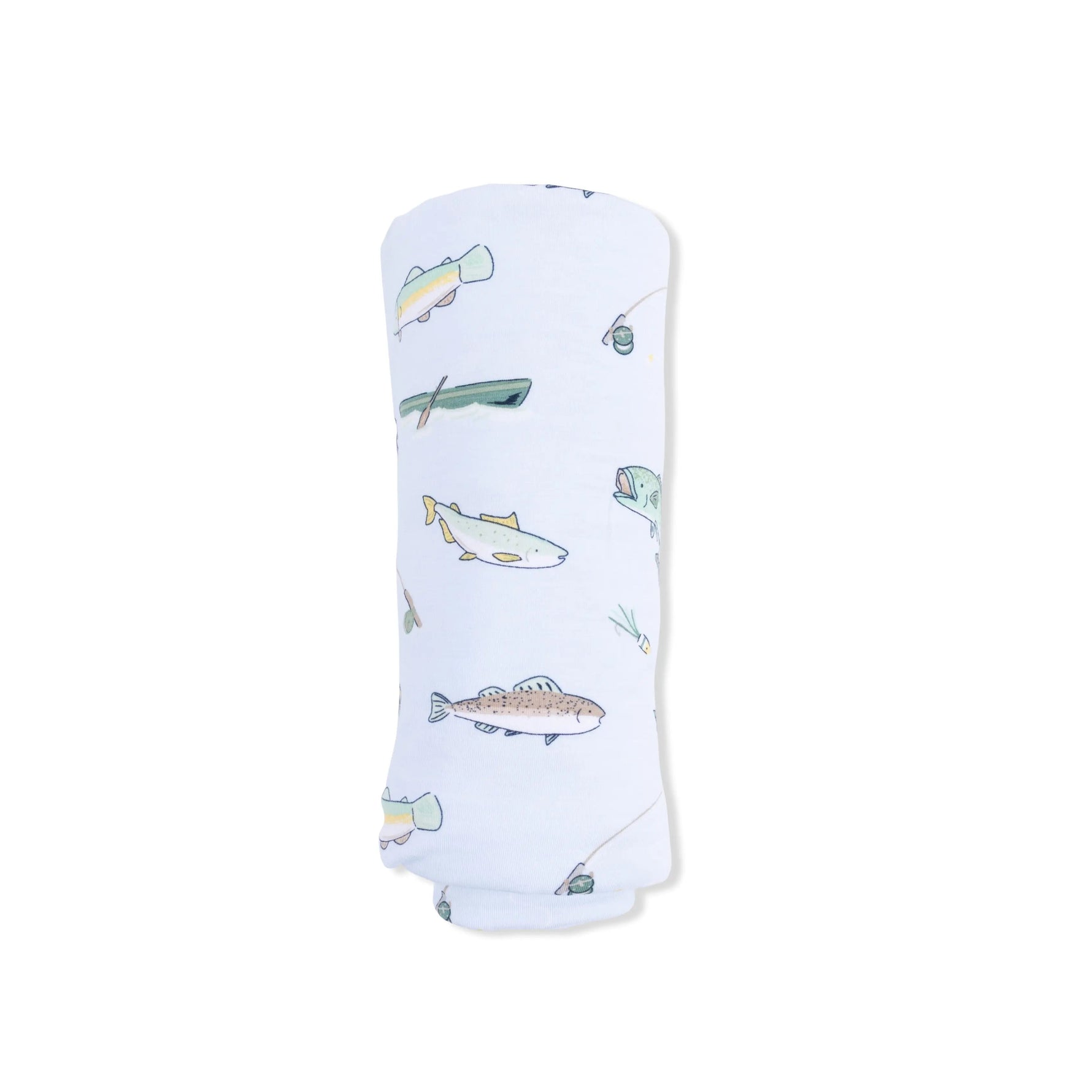 Angel Dear Fishing - Swaddle Blanket - 