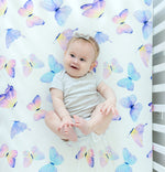 Honey Lemonade Soft Butterfly Fitted Crib Sheet for Stylish Nursery Decor - Baby & Toddler > Nursing & Feeding > Nursing Pillow Covers