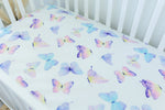 Honey Lemonade Soft Butterfly Fitted Crib Sheet for Stylish Nursery Decor - Baby & Toddler > Nursing & Feeding > Nursing Pillow Covers