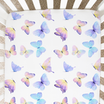 Honey Lemonade Soft Butterfly Fitted Crib Sheet for Stylish Nursery Decor - Baby & Toddler > Nursing & Feeding > Nursing Pillow Covers