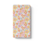 Honey Lemonade Luxury Fitted Crib Sheet with Retro Floral Pattern for Comfortable Baby Sleep - Baby & Toddler