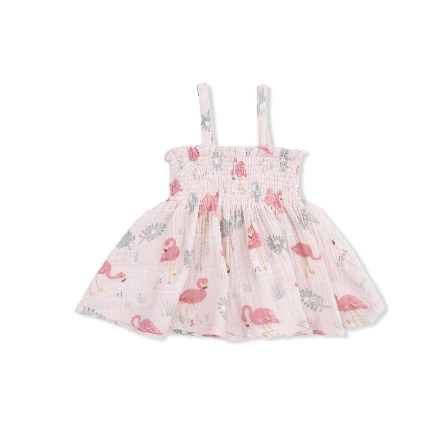 Angel Dear Flamingos - Smocked Top & Smocked Waist Pants - 