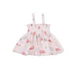 Angel Dear Flamingos - Smocked Top & Smocked Waist Pants - 
