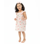 Flamingos - Sundress & Bloomer - Dress, Textile, One-piece garment, Pink, Baby & Toddler Clothing | Everetts Place