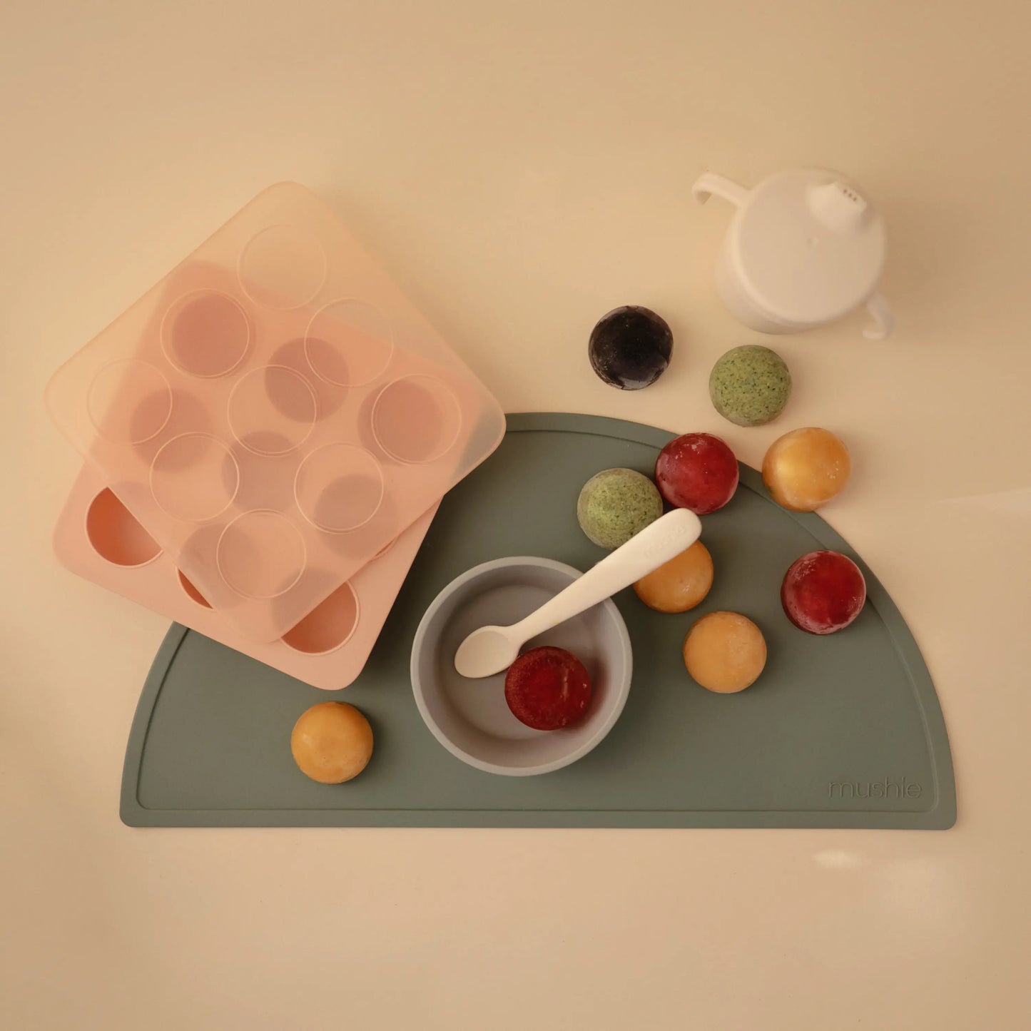 Silicone Suction Bowl for Kids Food Grade Heat Resistant Safe Feeding Mushie