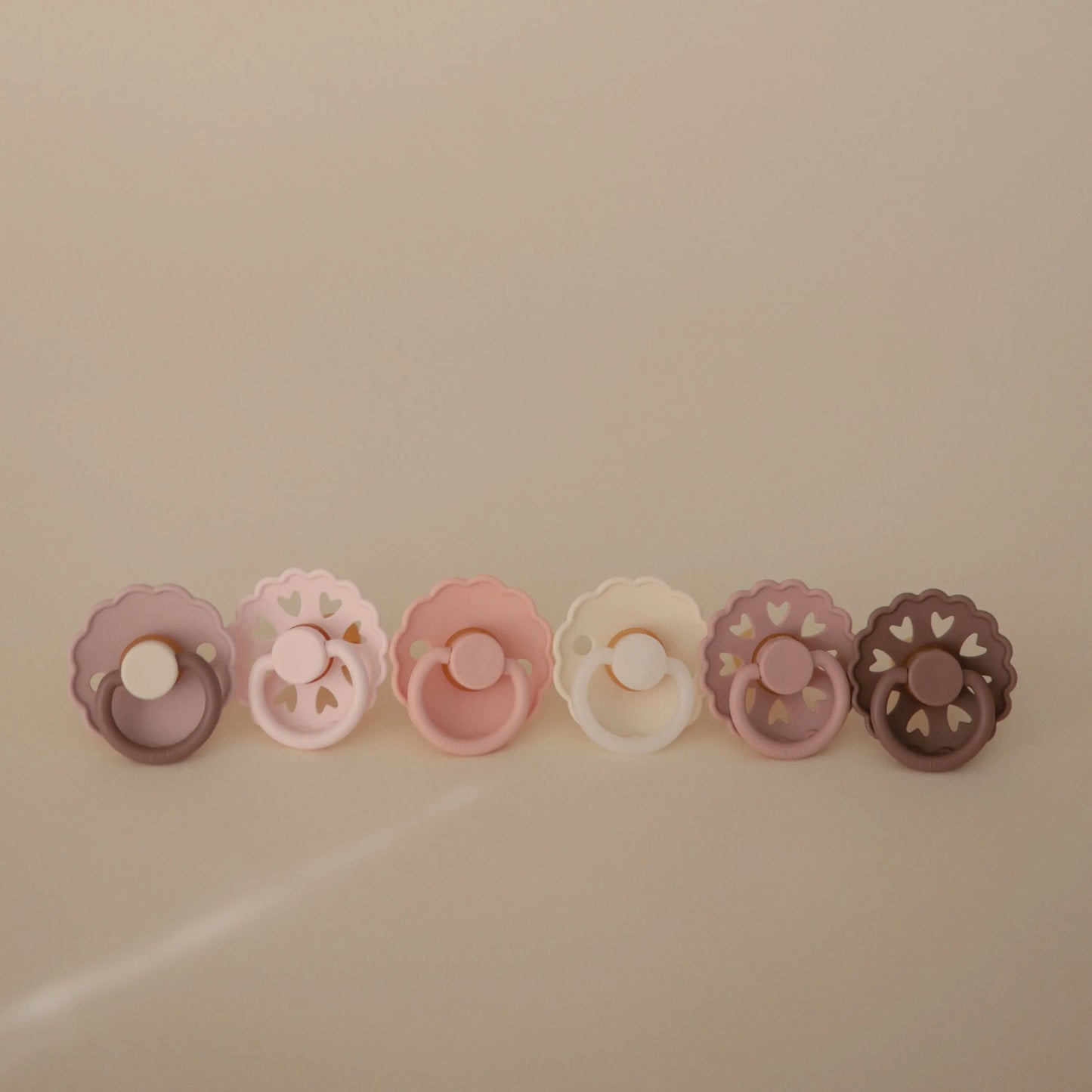 Frigg Silicone Pacifier 6 Pack for Baby Comfort and Safety Mushie
