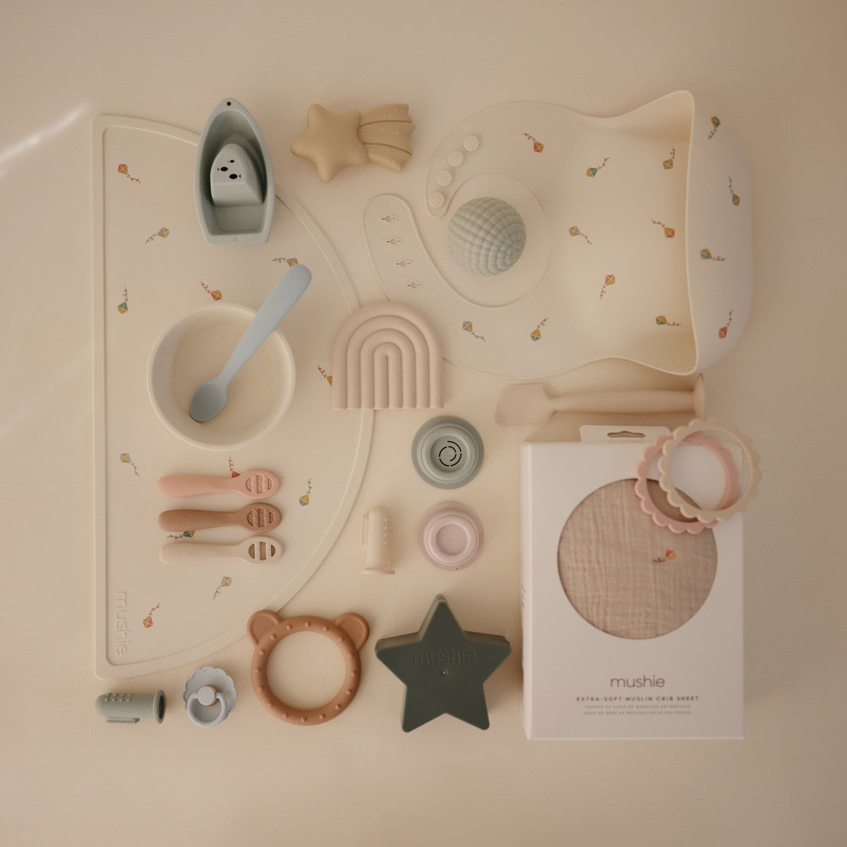 Extra Soft Muslin Crib Sheet by Mushie