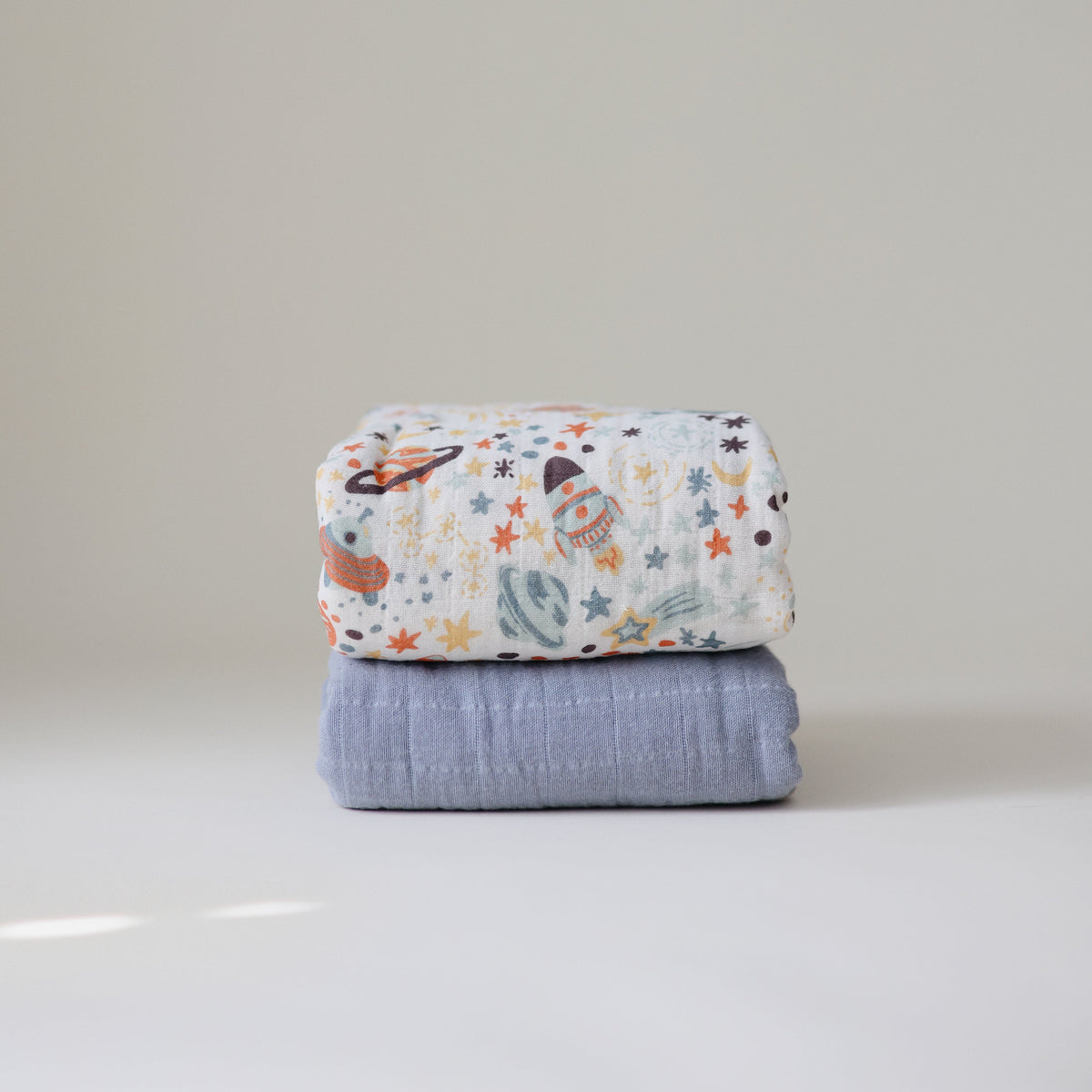 Mushie organic cotton muslin swaddle blanket for baby