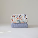 Mushie organic cotton muslin swaddle blanket for baby