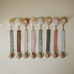 Linen Pacifier Clip, 2-Pack by Mushie