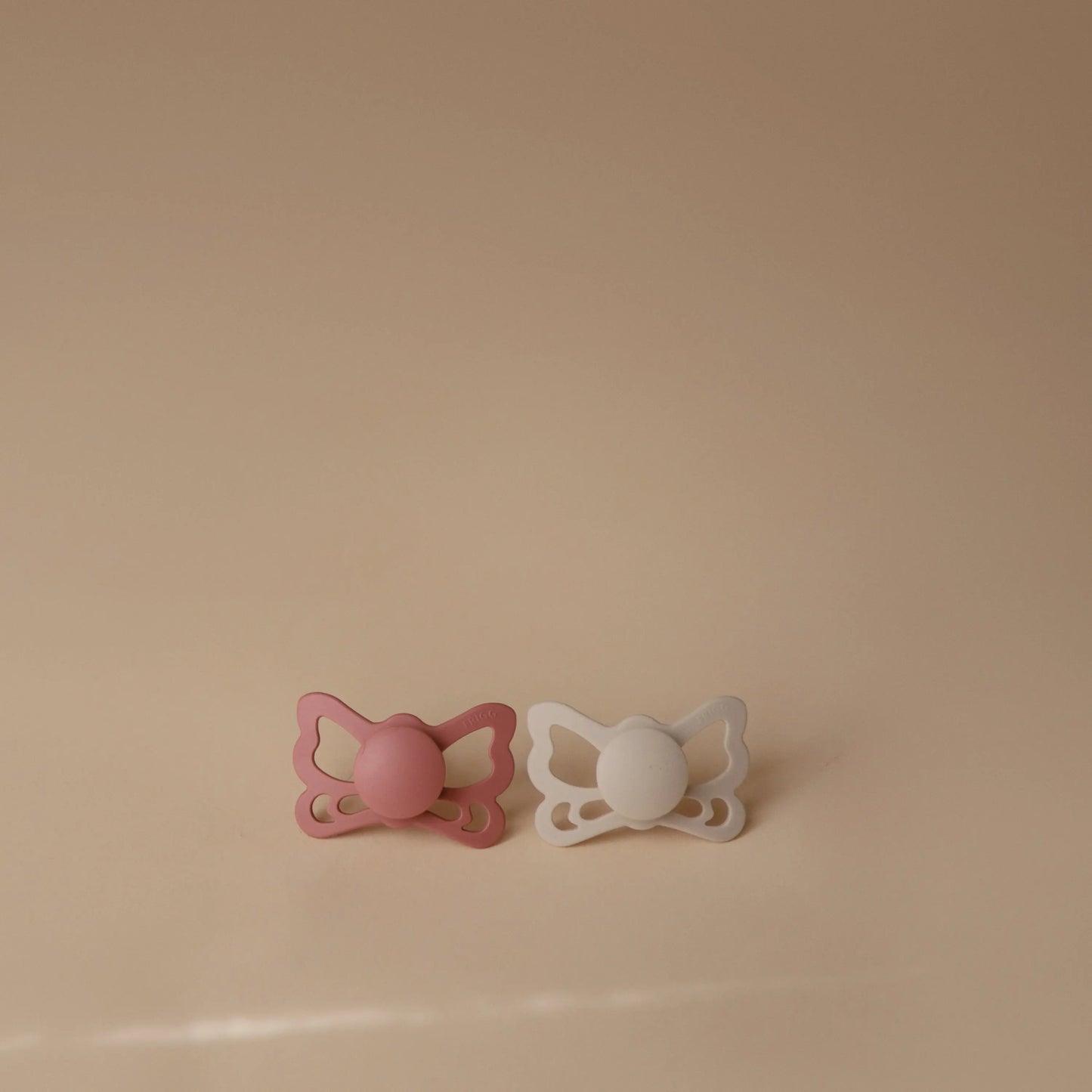 Frigg Butterfly Anatomical Silicone Pacifier 2 Pack 6 to 18 Months Mushie