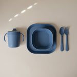 Thoughtful First Solids Dinnerware Cutlery Set by Mushie