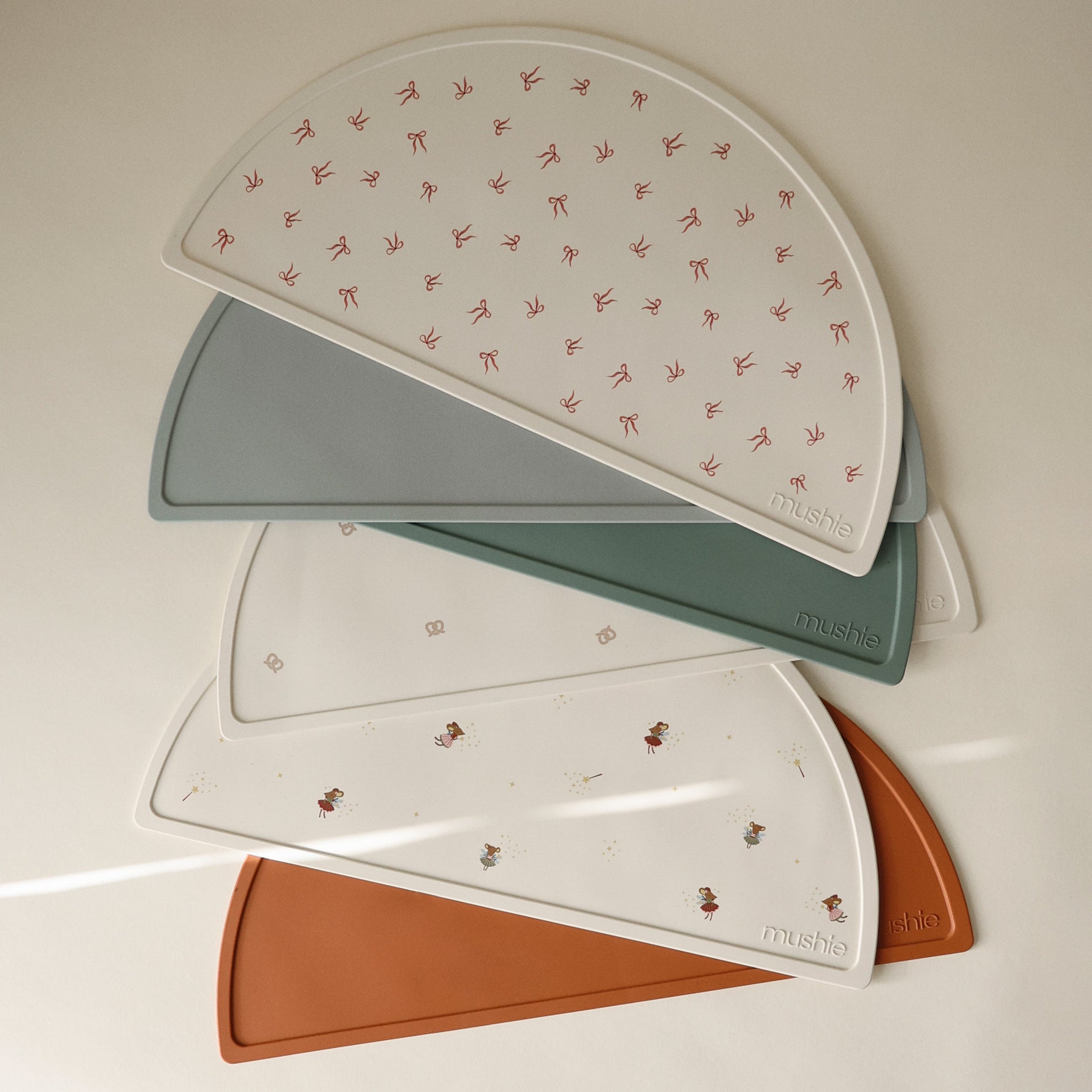 Mushie BPA-free silicone placemat for babies