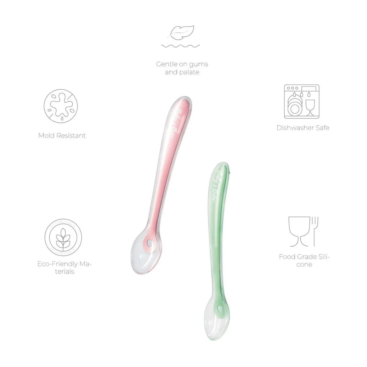 The Baby's Brew Flexi Spoons + Travel Case - 