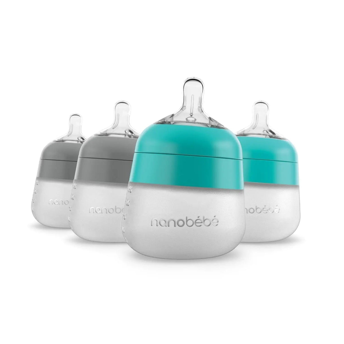 Nanobébé Flexy Silicone Baby Bottle 5oz - 