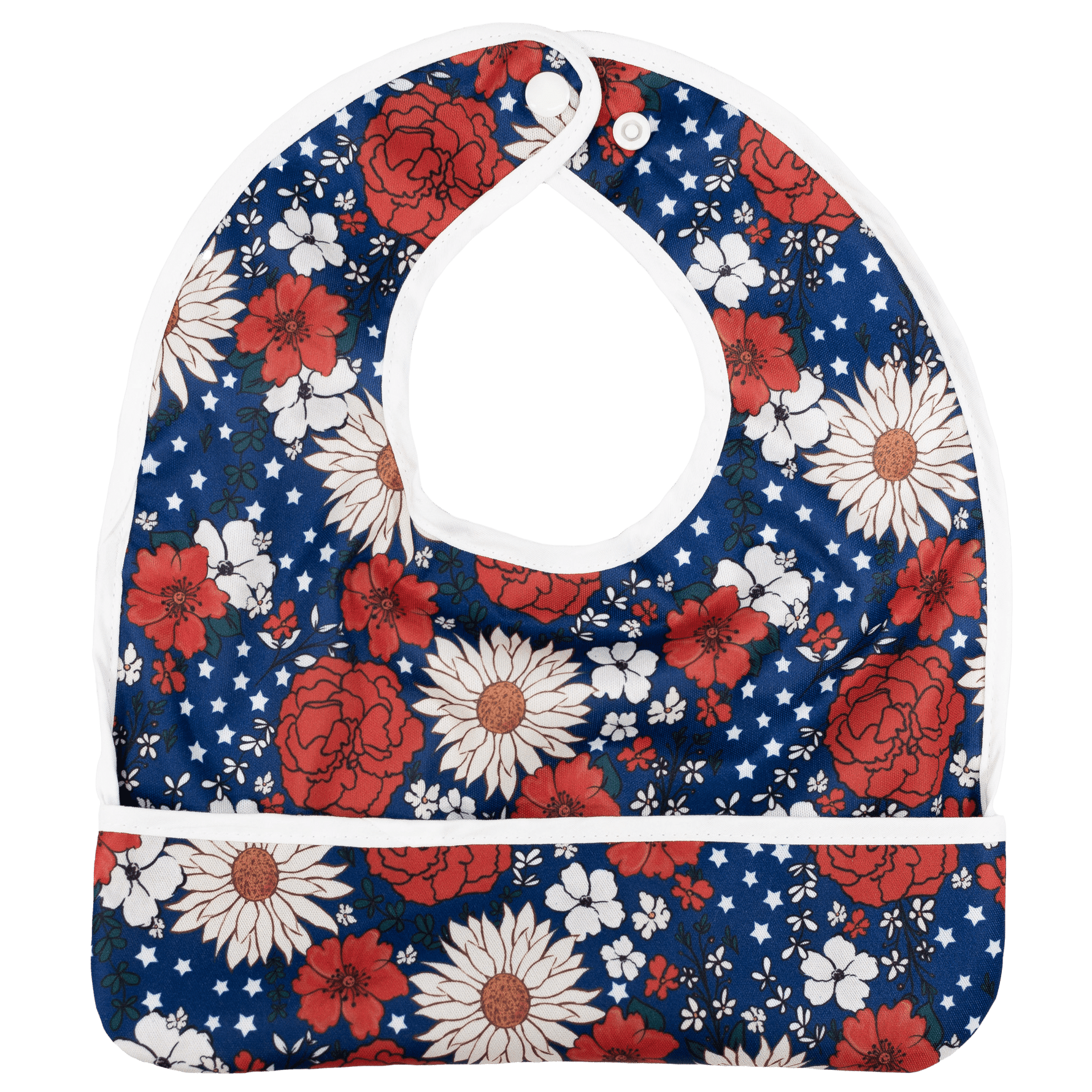 Texas Tushies Premium Baby Bib with Water Resistant Design for Easy Mealtime Cleanup - Baby & Toddler Flip Bib
