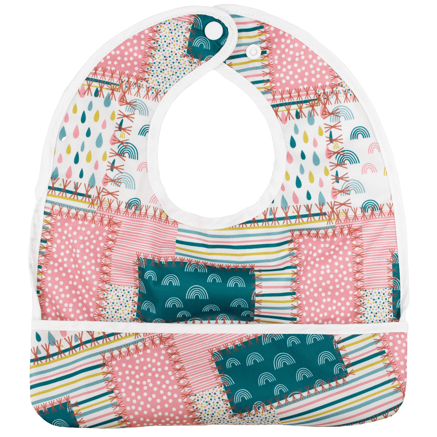 Texas Tushies Premium Baby Bib with Water Resistant Design for Easy Mealtime Cleanup - Baby & Toddler Flip Bib