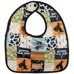 Texas Tushies Premium Baby Bib with Water Resistant Design for Easy Mealtime Cleanup - Baby & Toddler Flip Bib