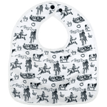 Texas Tushies Premium Baby Bib with Water Resistant Design for Easy Mealtime Cleanup - Baby & Toddler Flip Bib