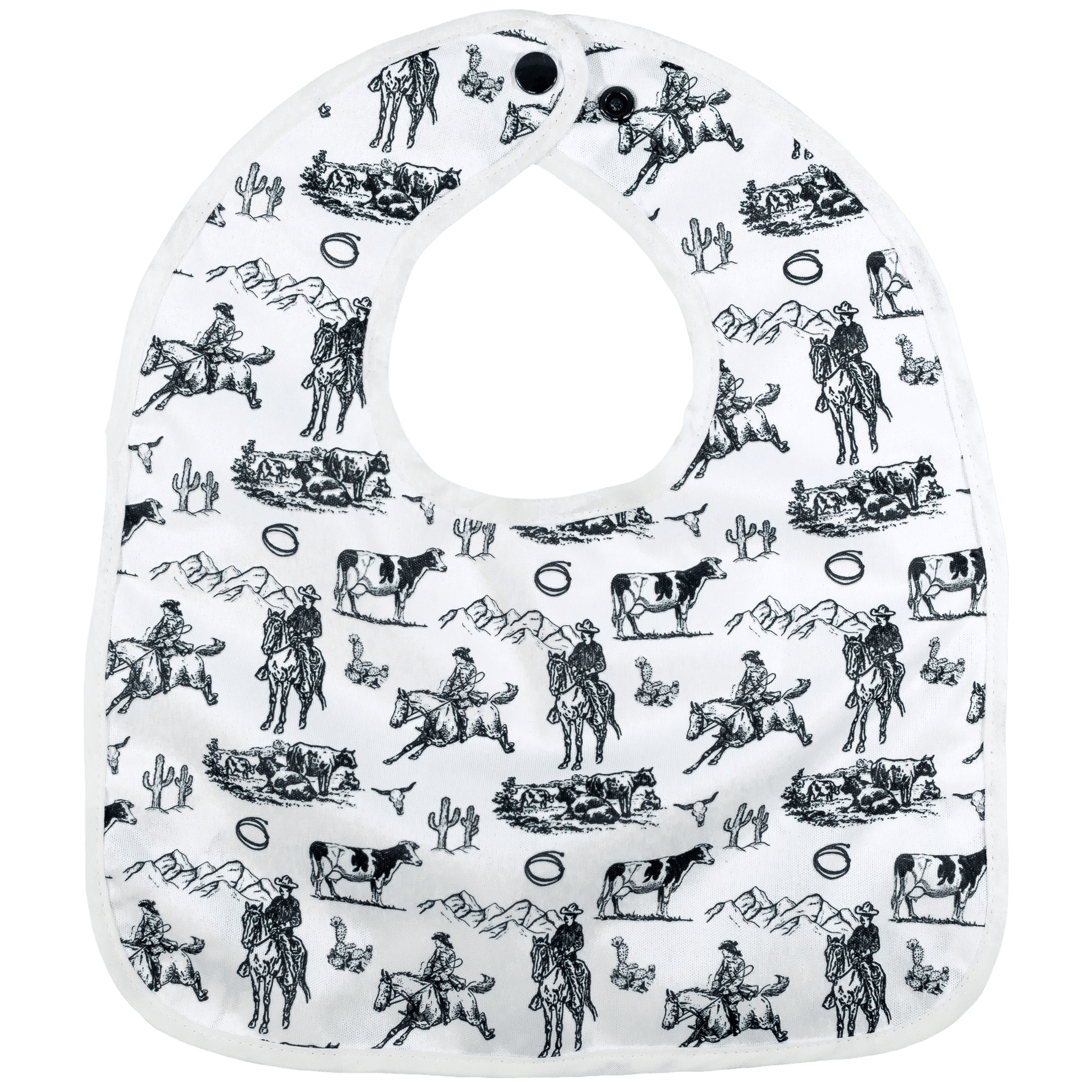 Texas Tushies Premium Baby Bib with Water Resistant Design for Easy Mealtime Cleanup - Baby & Toddler Flip Bib