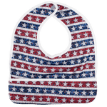 Texas Tushies Premium Baby Bib with Water Resistant Design for Easy Mealtime Cleanup - Baby & Toddler Flip Bib