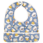 Texas Tushies Premium Baby Bib with Water Resistant Design for Easy Mealtime Cleanup - Baby & Toddler Flip Bib