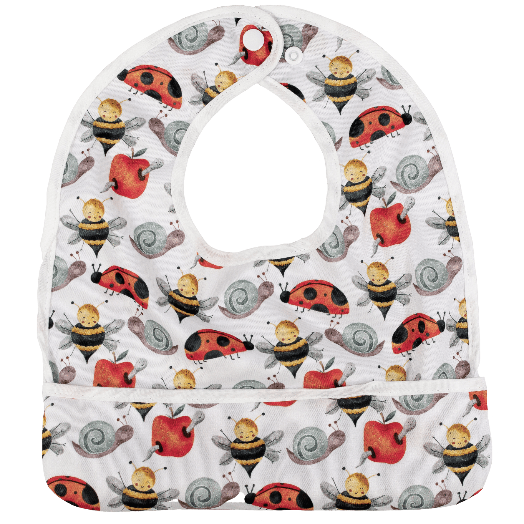 Texas Tushies Premium Baby Bib with Water Resistant Design for Easy Mealtime Cleanup - Baby & Toddler Flip Bib