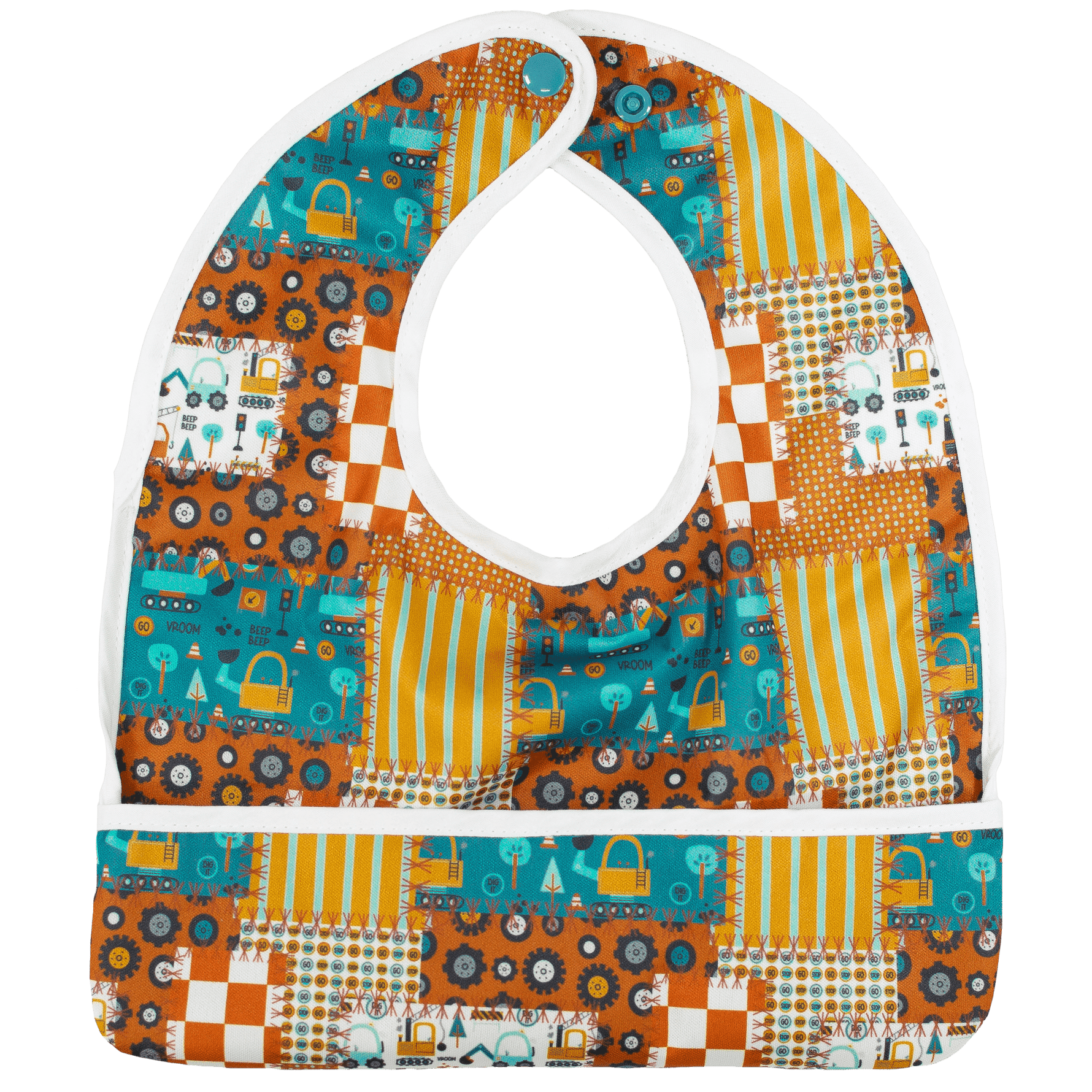 Texas Tushies Premium Baby Bib with Water Resistant Design for Easy Mealtime Cleanup - Baby & Toddler Flip Bib