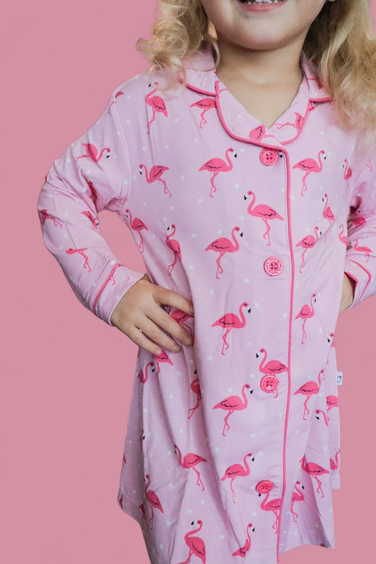 DREAM BIG LITTLE CO FLOCKING FLAMINGOS GIRL'S DREAM GOWNEveretts Place