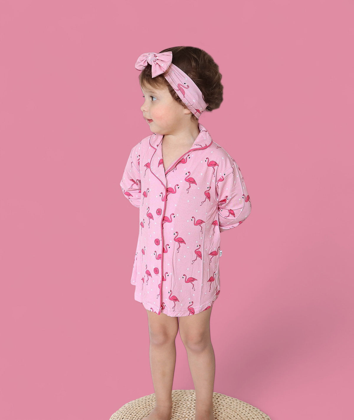 DREAM BIG LITTLE CO FLOCKING FLAMINGOS GIRL'S DREAM GOWNEveretts Place
