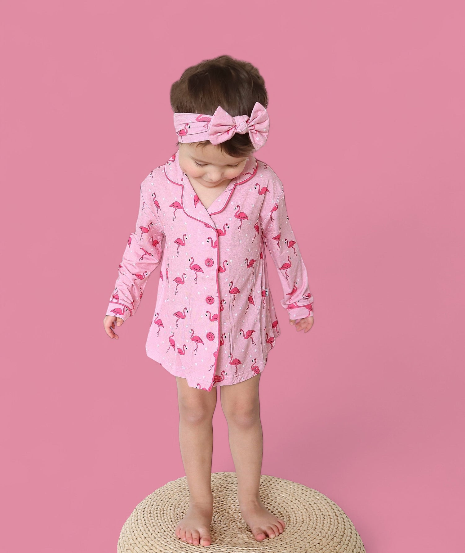 DREAM BIG LITTLE CO FLOCKING FLAMINGOS GIRL'S DREAM GOWNEveretts Place