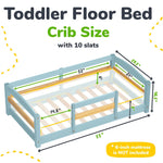 Ocodile.com Floor Bed - Crib Size - 
