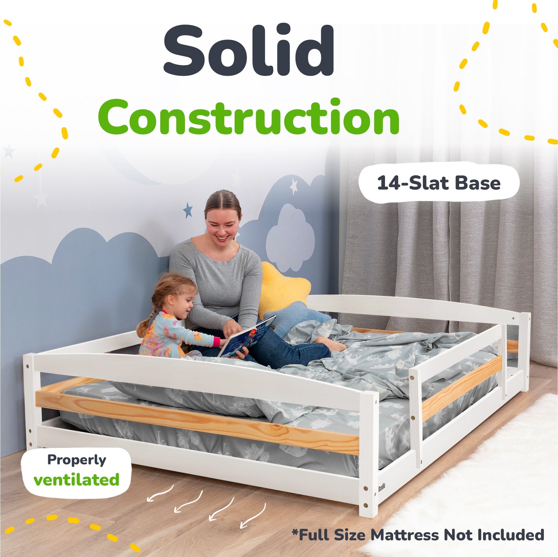 Ocodile.com Floor Bed - Full Size - 