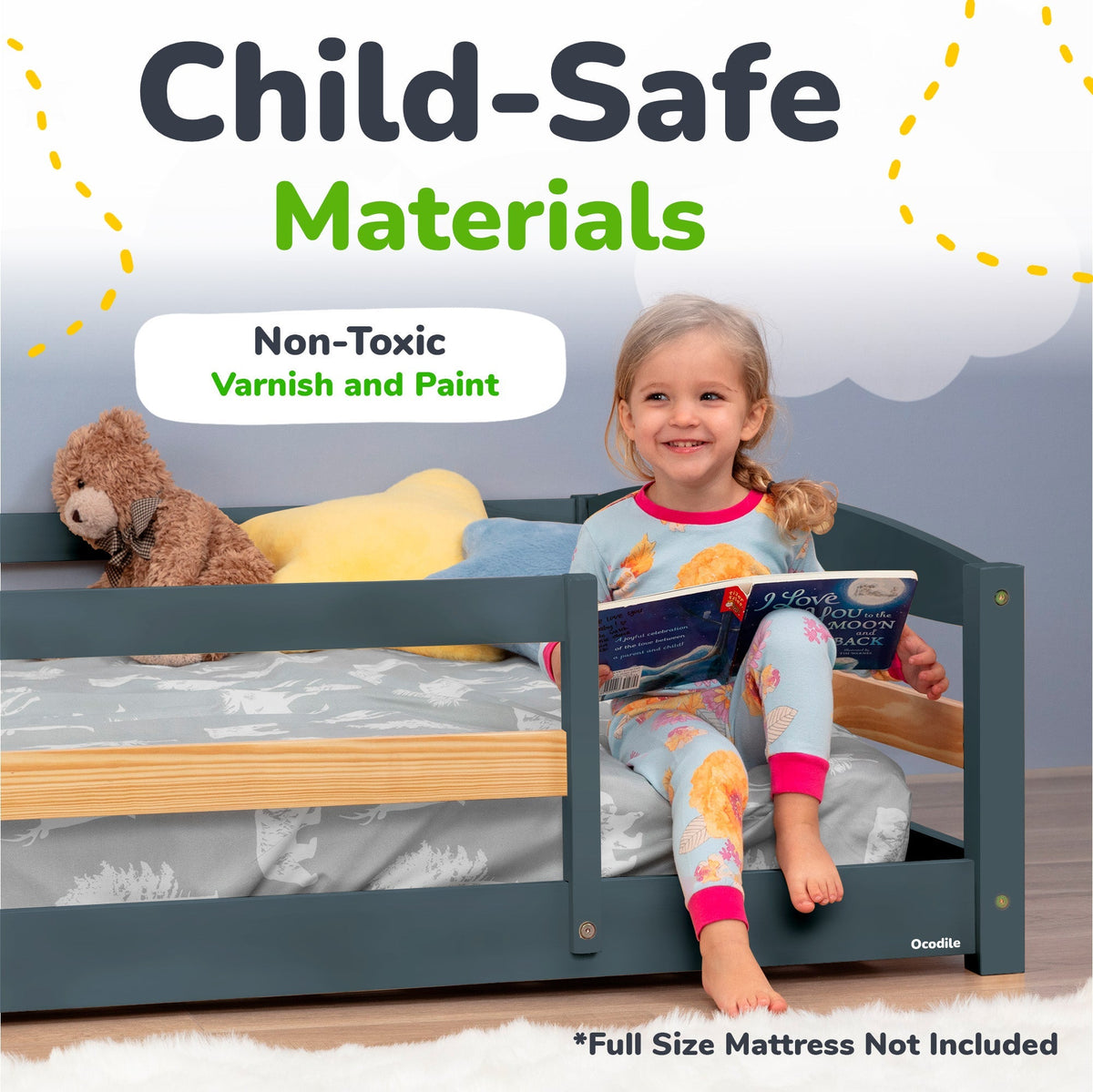 Ocodile.com Floor Bed - Full Size - 