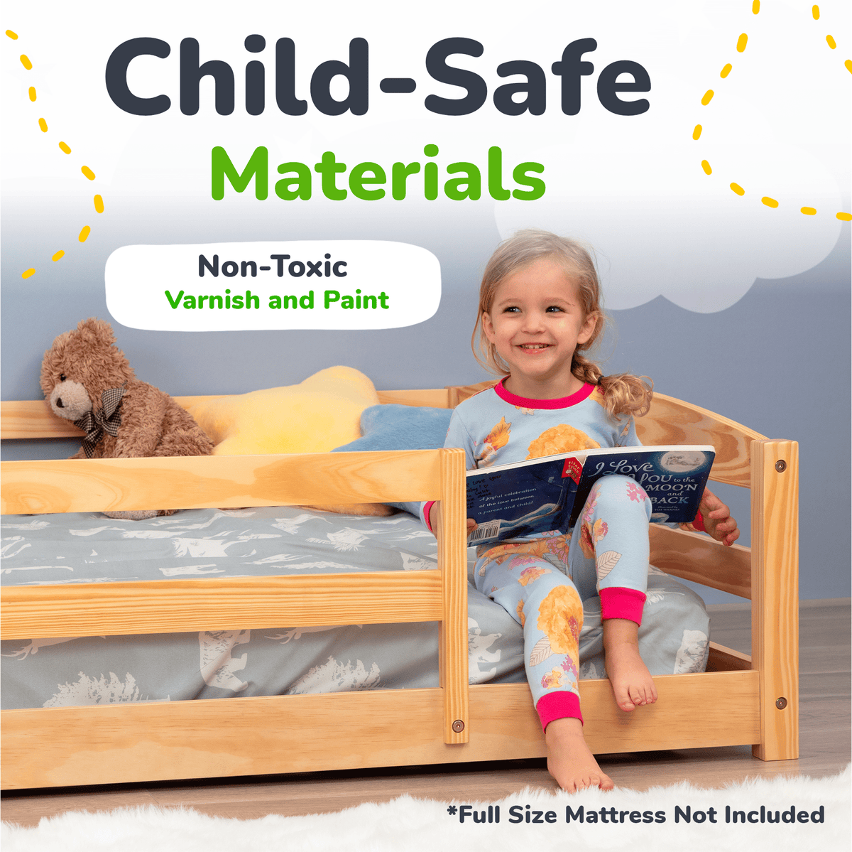 Ocodile.com Floor Bed - Full Size - 