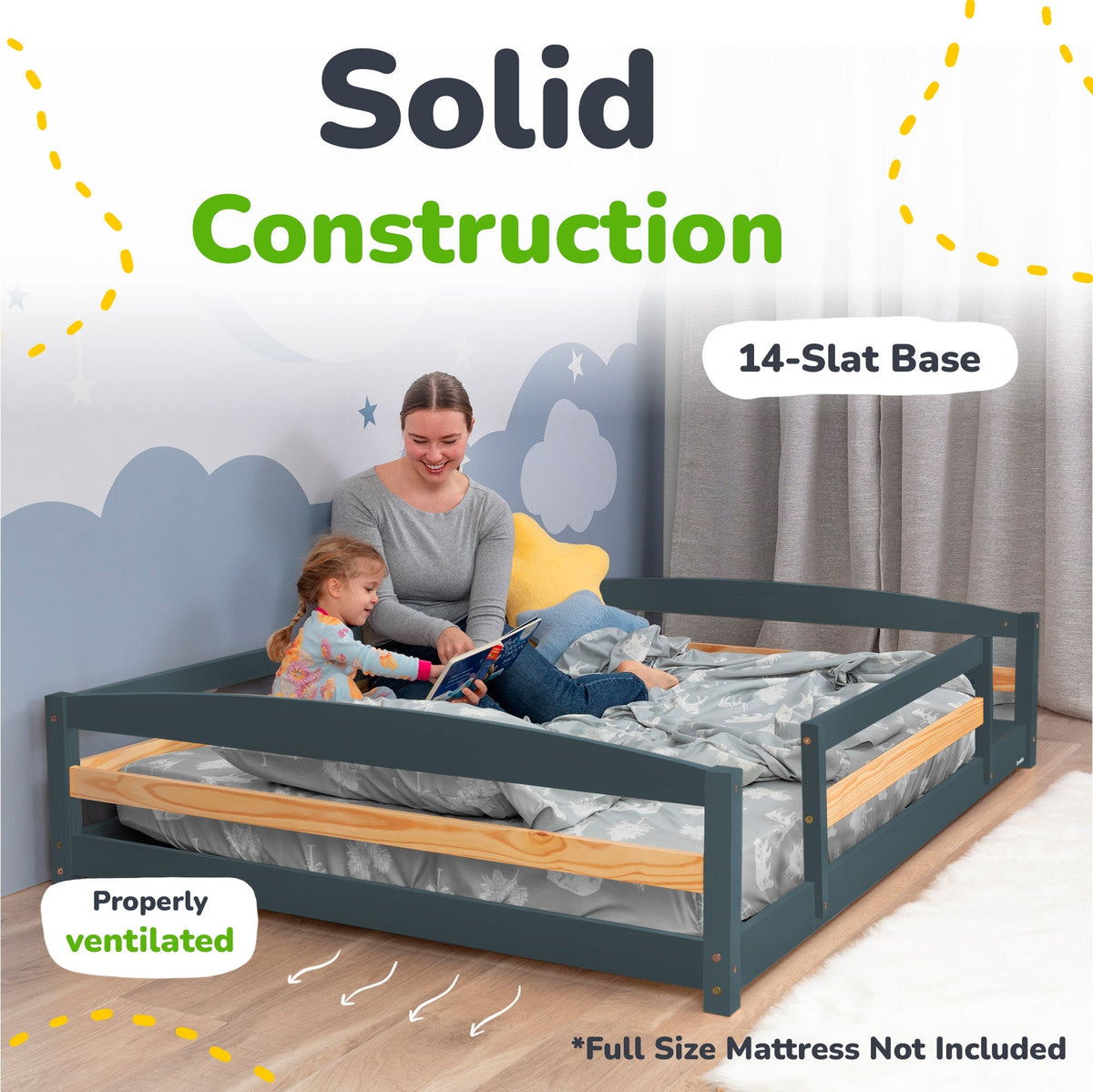 Ocodile.com Floor Bed - Full Size - 