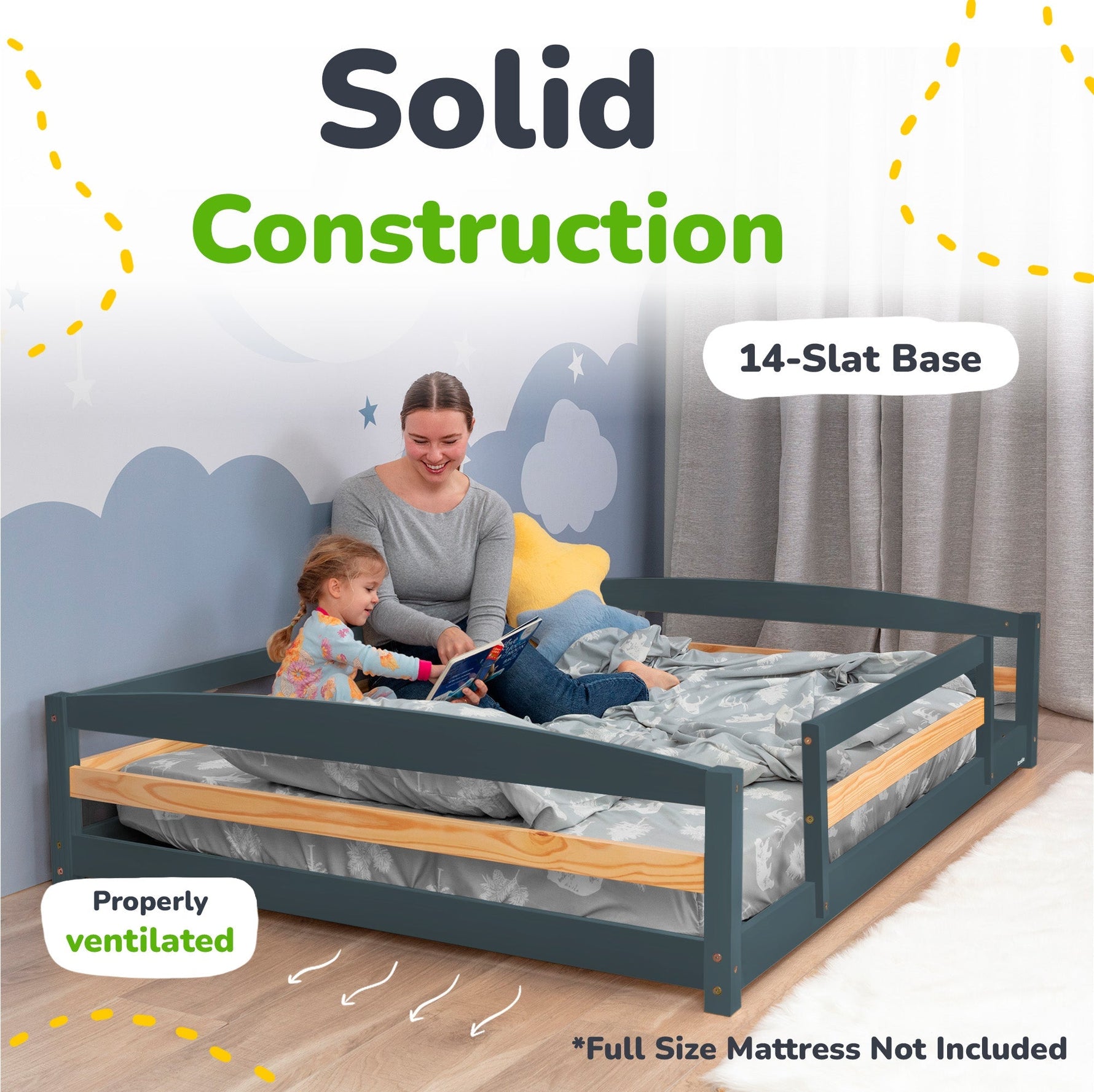 Ocodile.com Floor Bed - Full Size - 