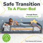 Ocodile.com Floor Bed - Twin Size - 