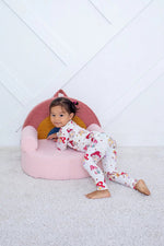 Bestaroo Flora Shrooms Pajama Set For Kids Silky Soft Bamboo - 