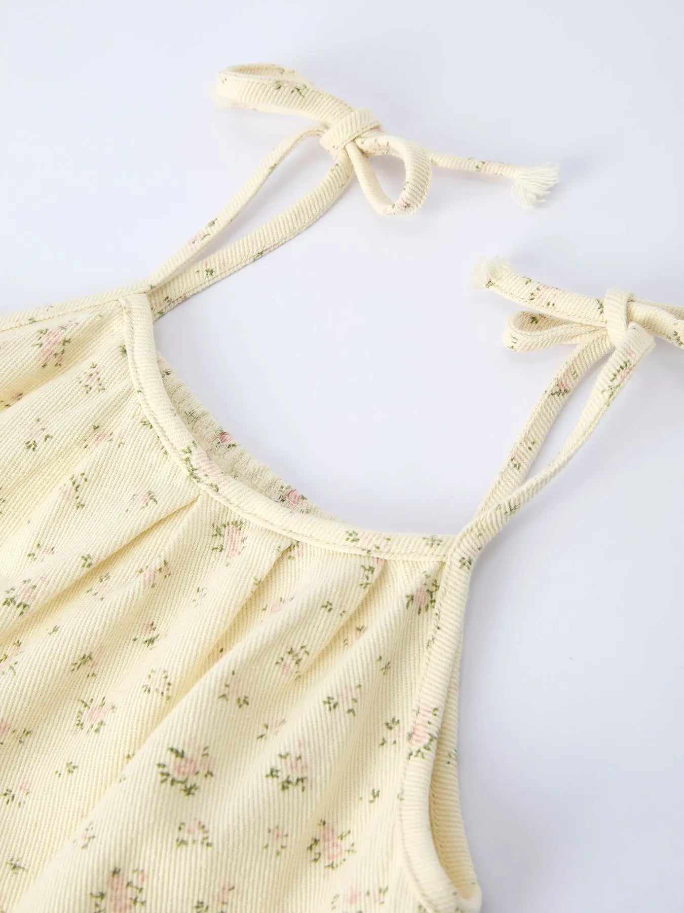 Rylee Faith Designs Floral Baby Girl Sleeveless Jumpsuit with Pockets - 