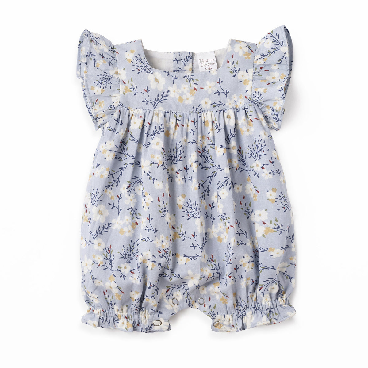 Tesa Babe Floral Baby Romper – Soft Cotton One - Piece with RufflesEveretts Place