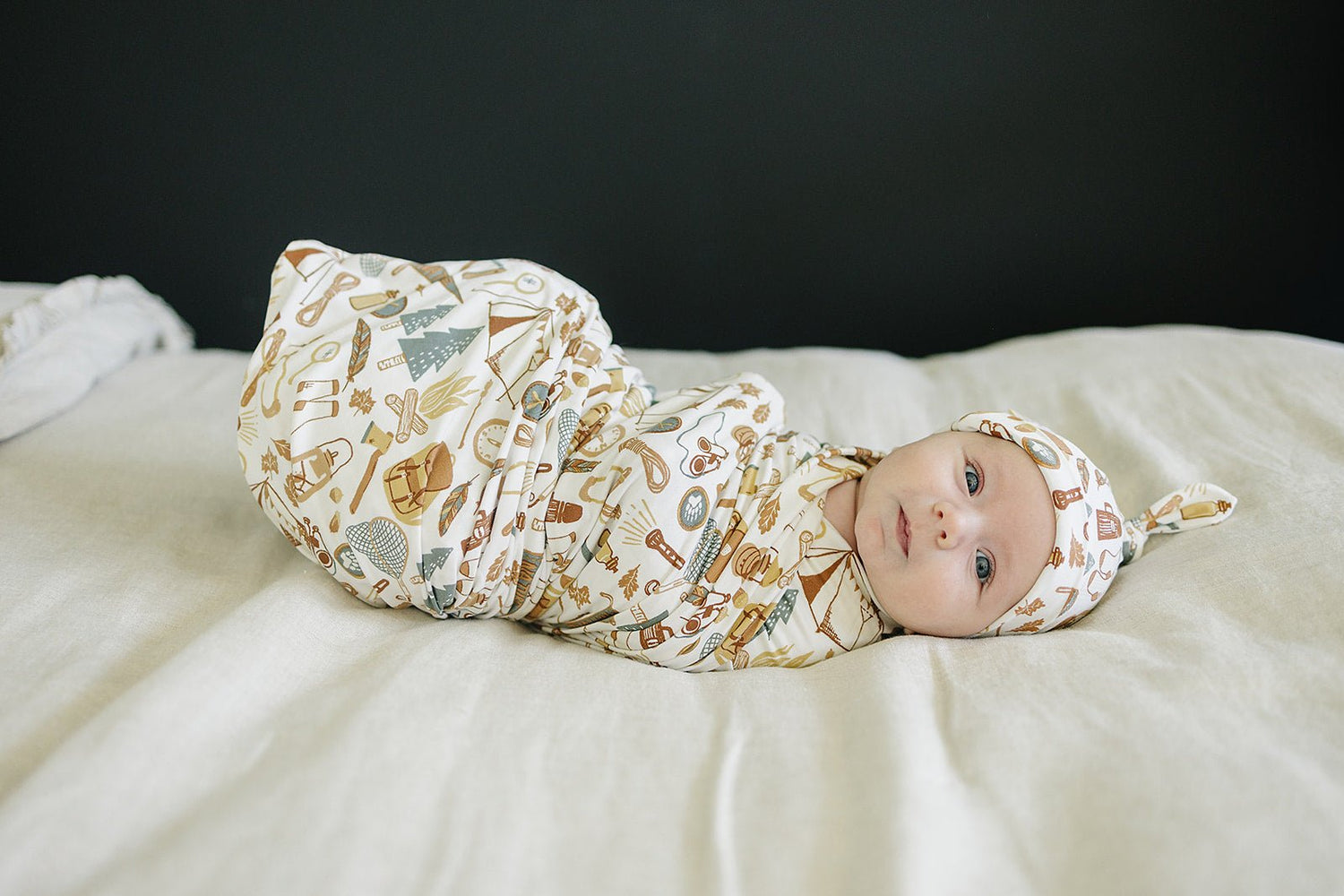 Mebie Baby Floral Bamboo Stretch Swaddle for Babies by Mebie Baby - 